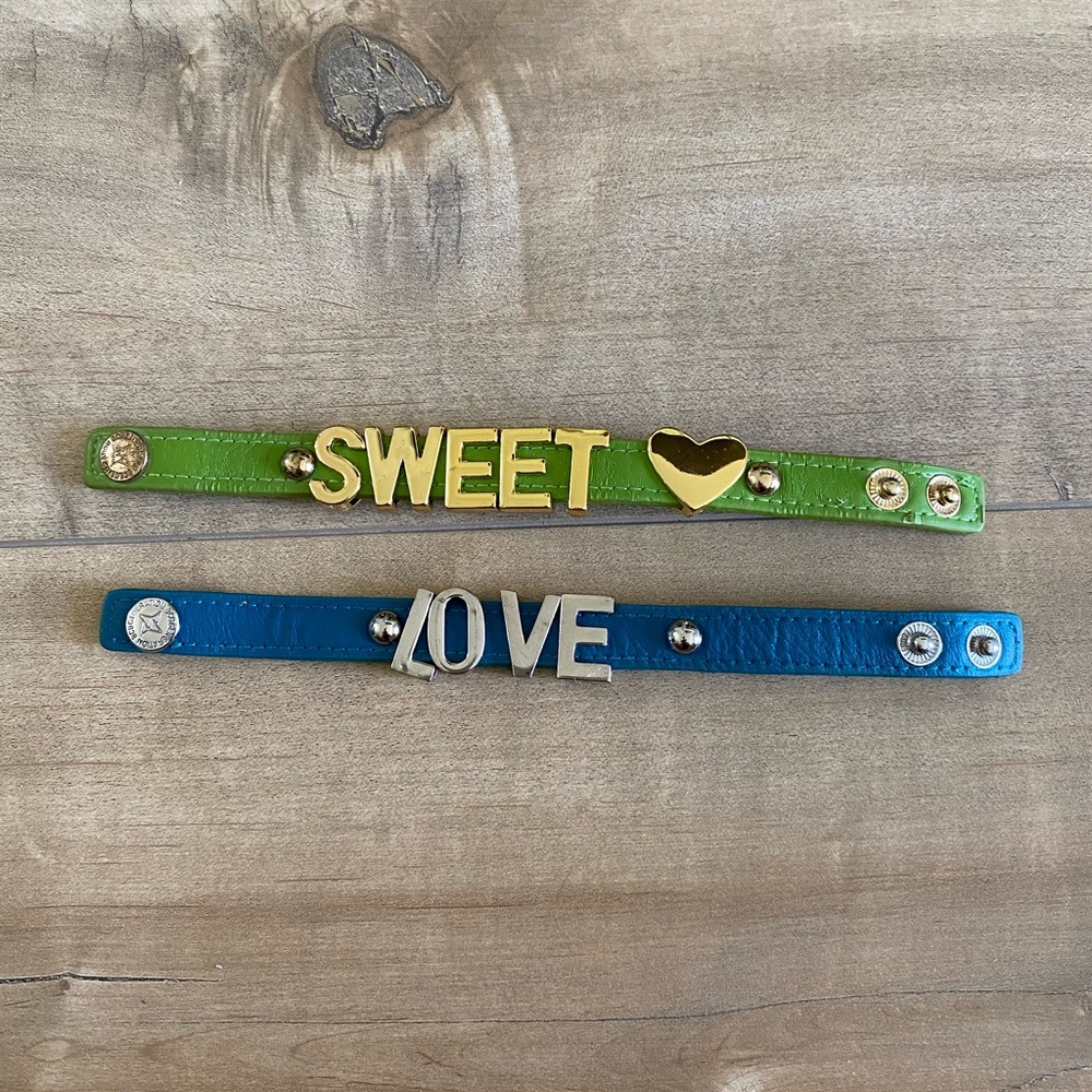 Women’s one word bracelet.